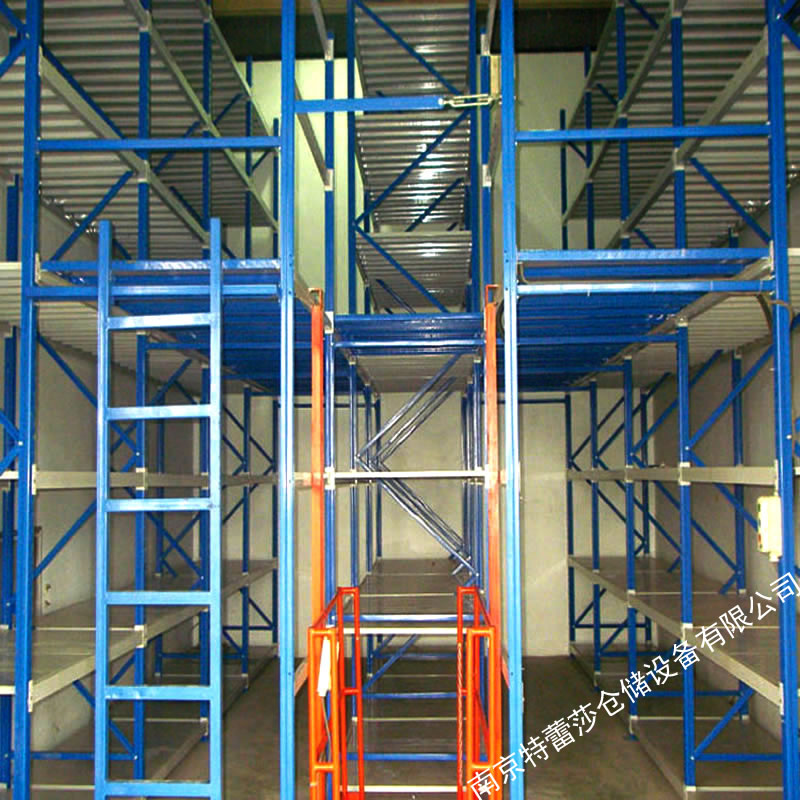 中型阁楼式货架钢平台